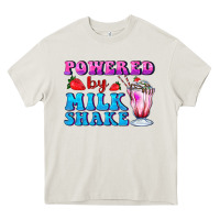 Cream powered by milkshake Heavy Core Tee - AdoDesignShop