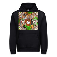 Black Baseball Mom Urban Hoodie - CowhideDigitalArt