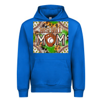 Cobalt Baseball Mom Urban Hoodie - CowhideDigitalArt