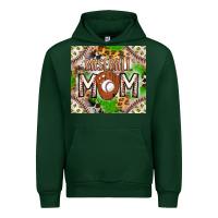 Forest Green Baseball Mom Urban Hoodie - CowhideDigitalArt