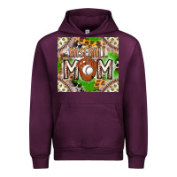 Mauve Wine Baseball Mom Urban Hoodie - CowhideDigitalArt