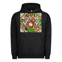 Pigment Black Baseball Mom Urban Hoodie - CowhideDigitalArt
