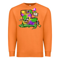 Carrot louisiana map alligator mardi gras olivia Premium Sweatshirt - OliviaCreatesArt