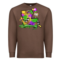 Chestnut louisiana map alligator mardi gras olivia Premium Sweatshirt - OliviaCreatesArt