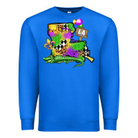 True Royal louisiana map alligator mardi gras olivia Premium Sweatshirt - OliviaCreatesArt