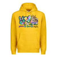 Lemon Peace love Easter Day Premium Hoodie - CowGirlArtShop