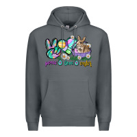 Rock Peace love Easter Day Premium Hoodie - CowGirlArtShop