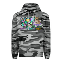 Slate Camo Peace love Easter Day Premium Hoodie - CowGirlArtShop