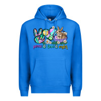 True Royal Peace love Easter Day Premium Hoodie - CowGirlArtShop
