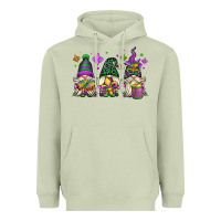 Matcha mardi gras gnomes Heavyweight Hoodie - OliviaCreatesArt