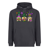 Smoke mardi gras gnomes Heavyweight Hoodie - OliviaCreatesArt