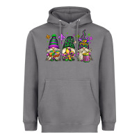 Storm mardi gras gnomes Heavyweight Hoodie - OliviaCreatesArt