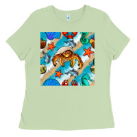 Matcha sea animals Ladies Tee - BundleAndBundleShop