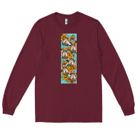 Burgundy fall gnomes pen wrap 1 Long Sleeve Tee - Artiststas