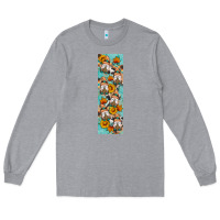 Heather Grey fall gnomes pen wrap 1 Long Sleeve Tee - Artiststas