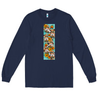 Navy fall gnomes pen wrap 1 Long Sleeve Tee - Artiststas