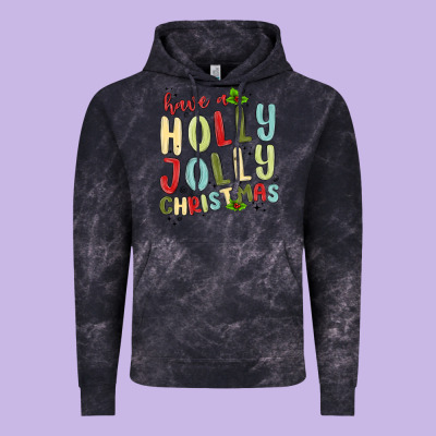 Have A Holly Jolly Christmas Vintage Hoodie Designed By Maliassmallbusiness