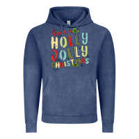 Vintage Denim have a holly jolly christmas Vintage Hoodie - MaliasSmallBusiness