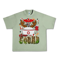 Oil Green nurse squad Urban Heavy Tee - MaliasSmallBusiness