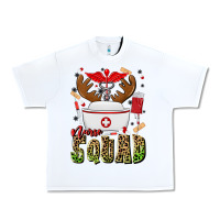 White nurse squad Urban Heavy Tee - MaliasSmallBusiness