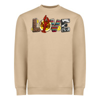 Mushroom love crawfish western mardi gras Heavyweight Sweatshirt - Jasminsmagicworld