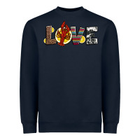 Navy love crawfish western mardi gras Heavyweight Sweatshirt - Jasminsmagicworld