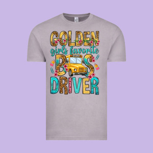 Golden Girls Favorite Bus Driver Vintage Tee Designed By Nancycooperartshop