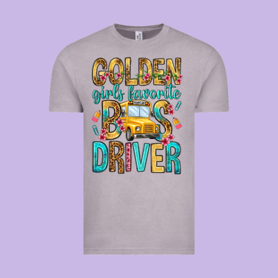 Golden Girls Favorite Bus Driver Vintage Tee Designed By Nancycooperartshop