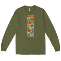 Army Green fall gnomes pen wrap 2 Long Sleeve Tee - Artiststas