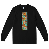 Black fall gnomes pen wrap 2 Long Sleeve Tee - Artiststas