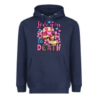 Navy love you to death olivia Heavyweight Hoodie - OliviaCreatesArt