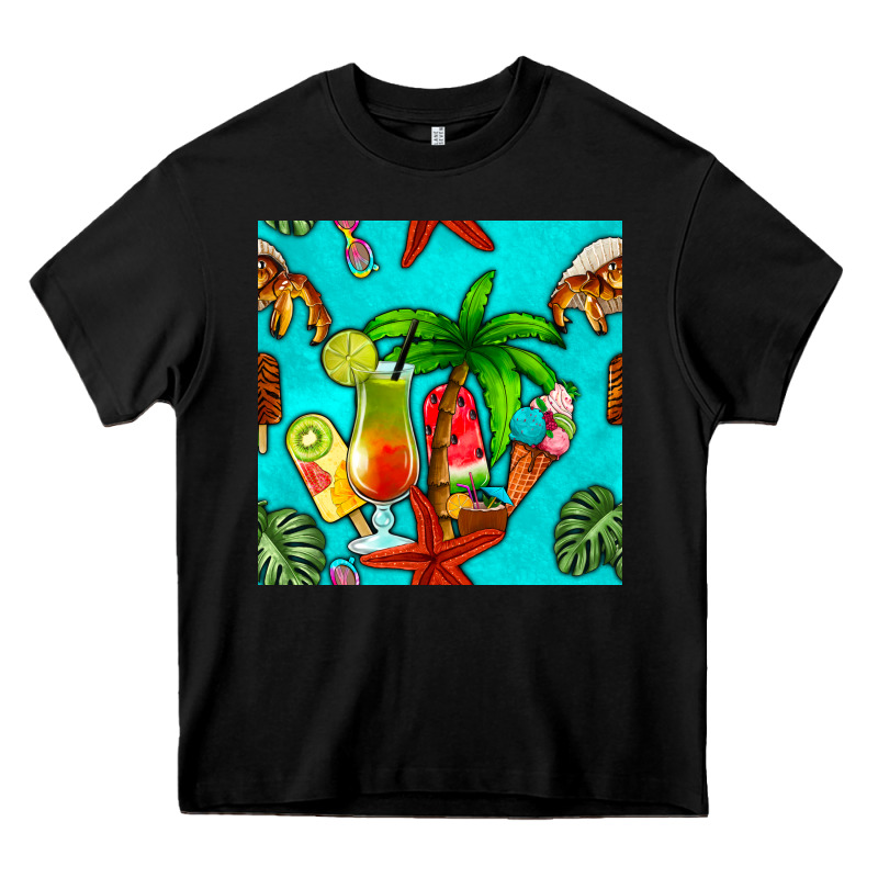 Summer Drinks And Ice Cream Heavy Core Tee by BundleAndBundleShop | Teevron