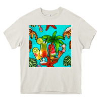 Cream summer drinks and ice cream Heavy Core Tee - BundleAndBundleShop