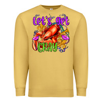 Antique Gold let's get cray with crawfish olivia Premium Sweatshirt - OliviaCreatesArt