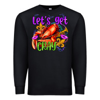 Black let's get cray with crawfish olivia Premium Sweatshirt - OliviaCreatesArt
