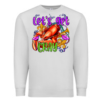 Dove Grey let's get cray with crawfish olivia Premium Sweatshirt - OliviaCreatesArt