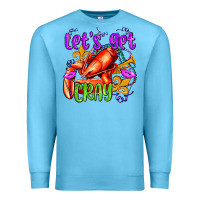 Ocean Blue let's get cray with crawfish olivia Premium Sweatshirt - OliviaCreatesArt