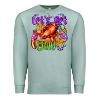 Seafoam let's get cray with crawfish olivia Premium Sweatshirt - OliviaCreatesArt