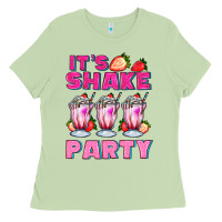 Matcha its shake party with milkshake Ladies Tee - AdoDesignShop
