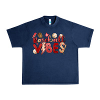 Navy baseball vibes Urban Heavy Tee - MaliasSmallBusiness