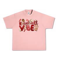 Salmon baseball vibes Urban Heavy Tee - MaliasSmallBusiness