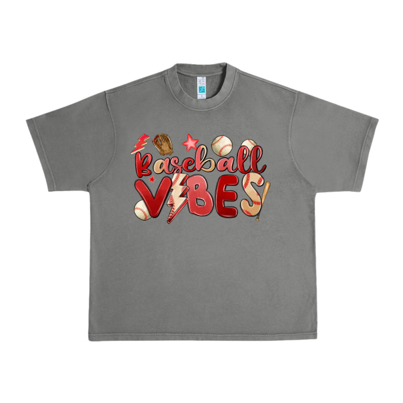 Baseball Vibes Urban Heavy Tee by MaliasSmallBusiness | Teevron