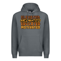 Rock Elevated melanated educated motivated Premium Hoodie - HowdyJamesFarm
