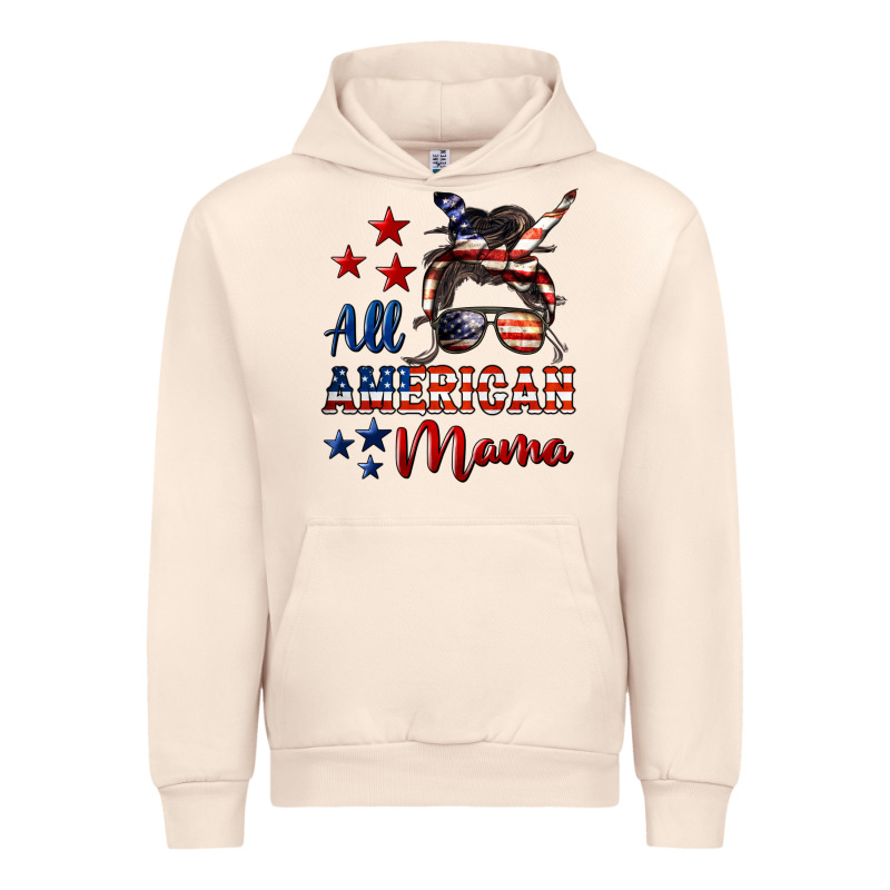All American Mama Urban Hoodie by LillyAllenDesigns | Teevron