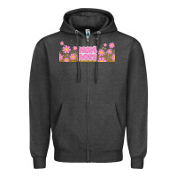 Mom Boss Daisies Zipper Hoodie | Teevron