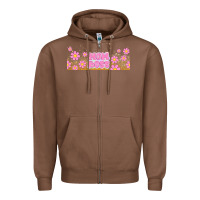 Chestnut mom boss daisies Zipper Hoodie - TumblerDesignByShophia