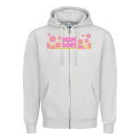 Dove Grey mom boss daisies Zipper Hoodie - TumblerDesignByShophia