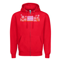 Red mom boss daisies Zipper Hoodie - TumblerDesignByShophia