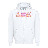 White mom boss daisies Zipper Hoodie - TumblerDesignByShophia