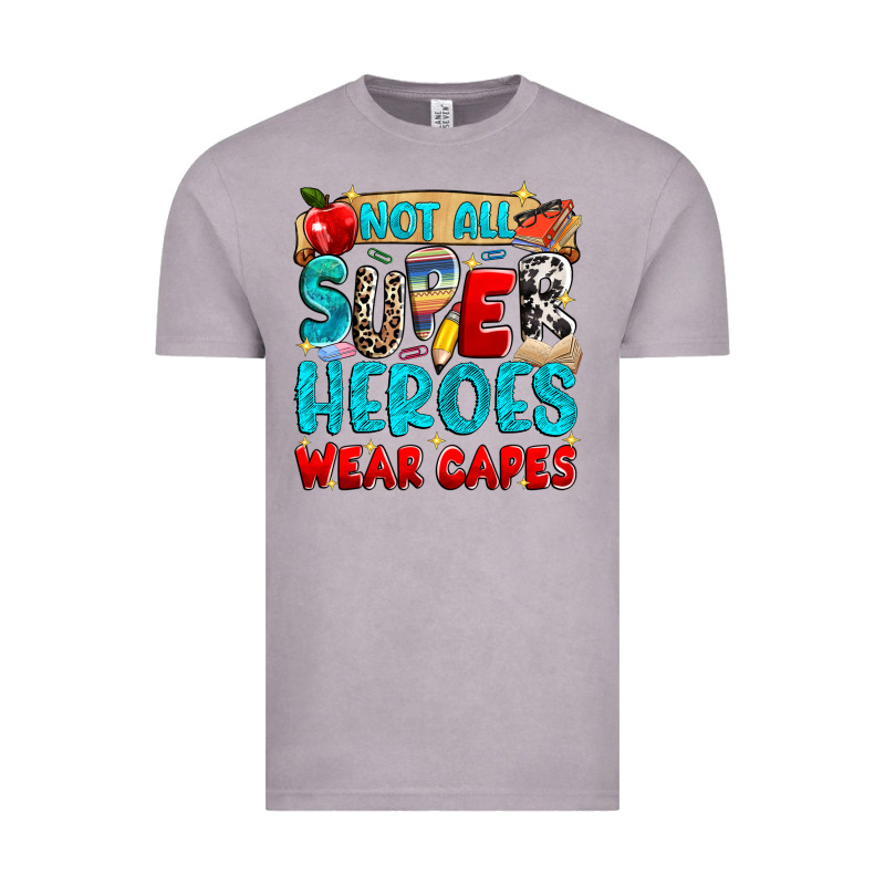 Not All Super Heroes Wear Capes Vintage Tee by NancyCooperArtShop | Teevron